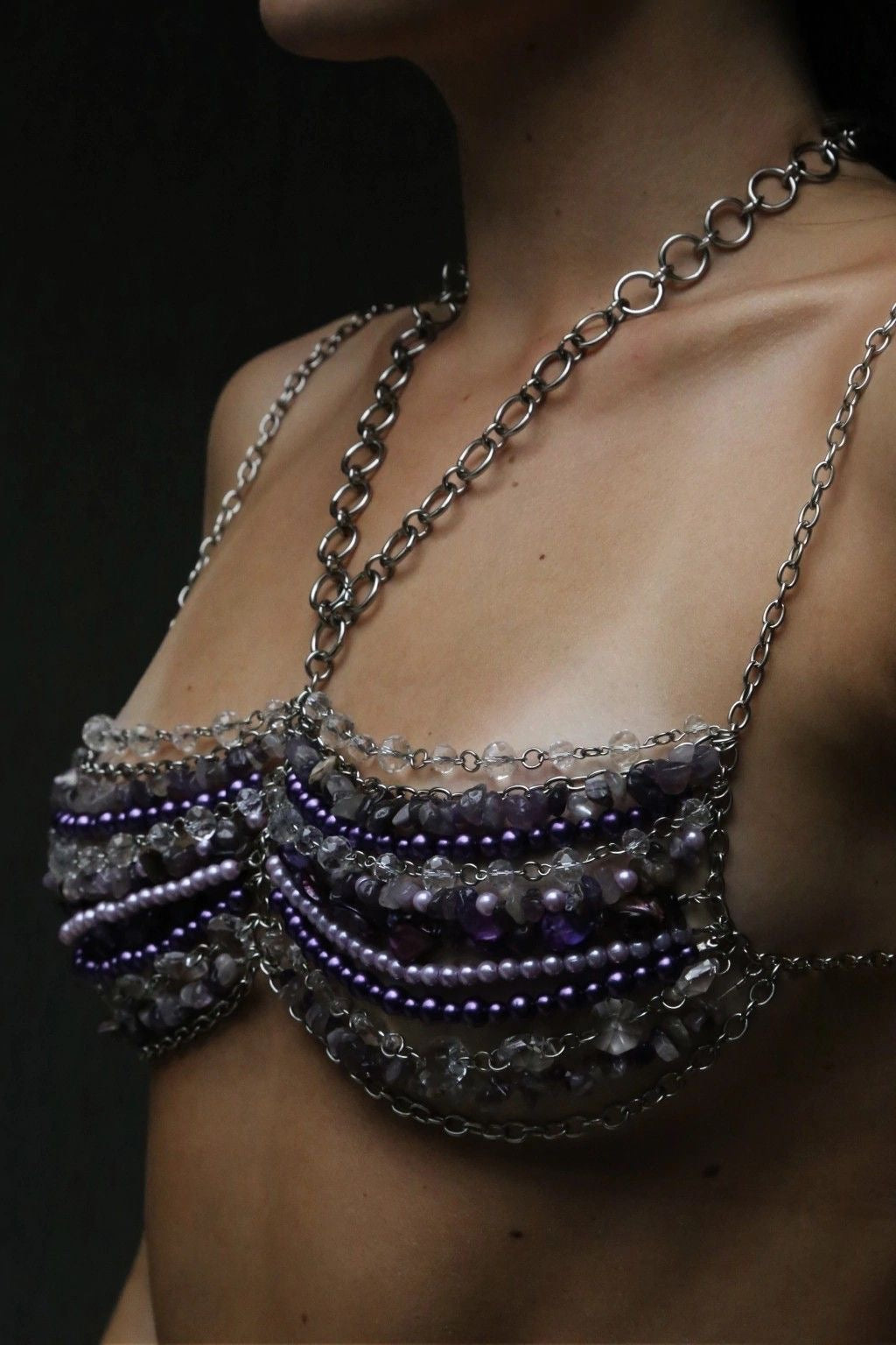 Reggiseno gioiello artigianale MADE IN ITALY SU MISURA